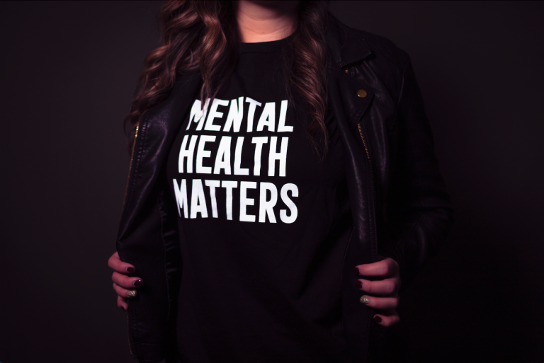 tshirt with mental health matters on it